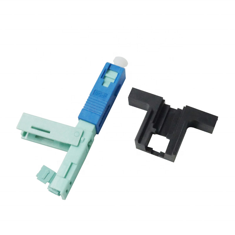 Buy cheap FTTH SC APC SM Fiber Optic Fast Connector product