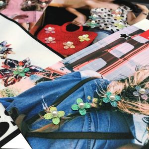 Luxury Embroidered Letter Patches / Garment Embroidered Number Patches