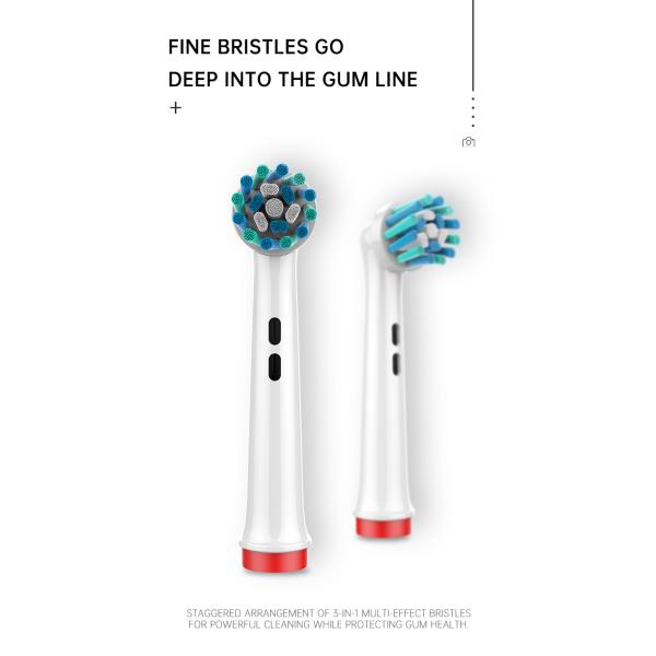 Standard Replacement Electric Toothbrush Heads Interdental Cleaning