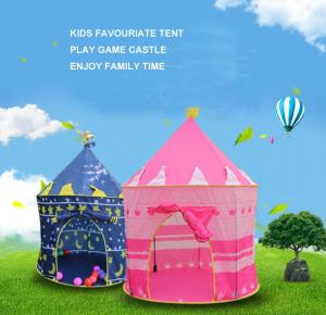 Buy cheap Prince and Princess Castle Play House Pop Up Play Tent with a Carrying Case, Foldable Pink and Blue Tent Toy for(HT6041) product