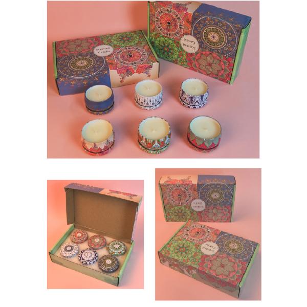 Amber Environmentally Friendly Scented Candles Metalized vanilla Scent