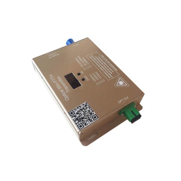 Portable CATV Fiber Transmitter / Optical Node Transmitter 1550nm Easy To Maintain