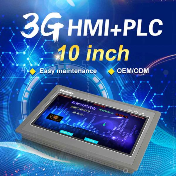 16 Analog Input Coolmay HMI PLC CORTEX A8 CPU Programming Port