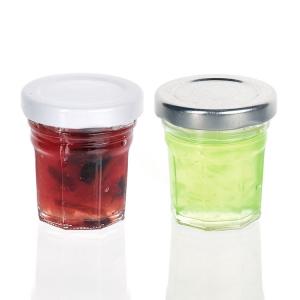 China Large Airtight Canned Glass Food Jars 4 Oz 12 Oz For Chili Sauce on sale