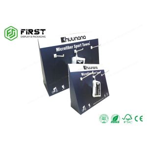 Easy Assembly Advertising Counter Display , Customized Printing Cardboard