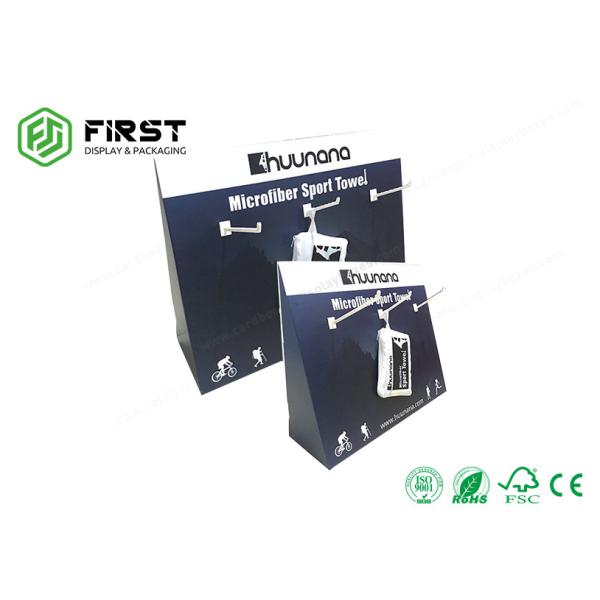 Easy Assembly Advertising Counter Display , Customized Printing Cardboard