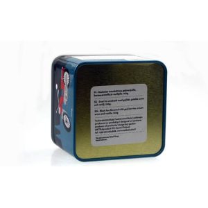 Small Square Custom Tin with Plus Lid