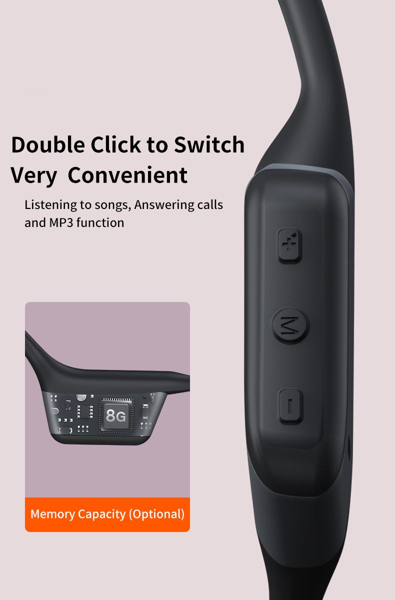 2024 Hot Selling Product Bone Conduction Technology Ecouteur bluetooth Sports Earphones & Headphones
