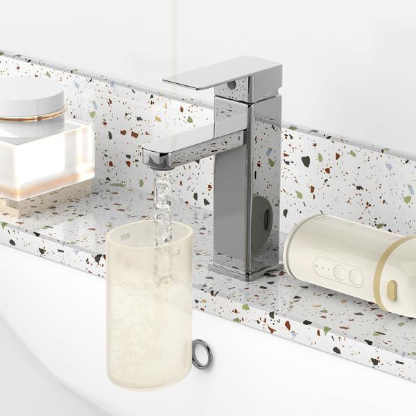 IPX7 Electric Dental Jet Cordless Type C Portable Mini Water Flosser Teeth Cleaner