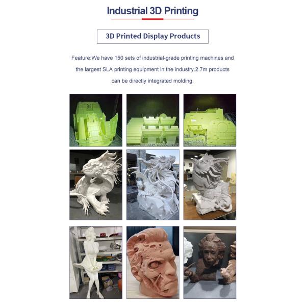 Prototype Resin 3D Printing Service Electroplating Service STL STP Drawing