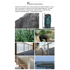 stainless steel wire rope mesh net
