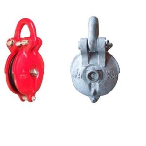 Buy cheap Electricity Cable Stringing With Special Shaped Snatch Block Pulley Block product