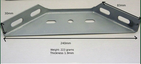 Plastic End Holder Bed Frame Accessories , Plastic Corner Connector