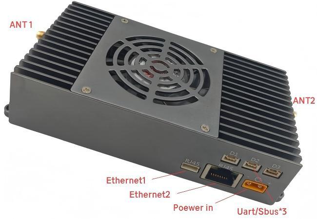 28V 10W Wireless Data Duplex Transceiver Aircraft Transmitter Receiver