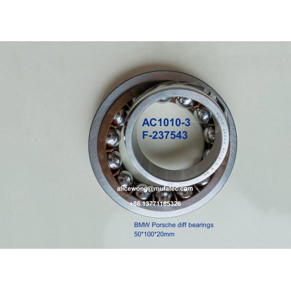 AC1010-3 F-237543 SAC50100B BMW Porsche differential bearings angular contact ball bearings 50*100*20mm