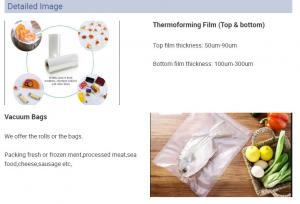 China Evoh Flexible Forming Barrier Film Thermoforming Vacuum Bags Film  Thermoforming Film on sale