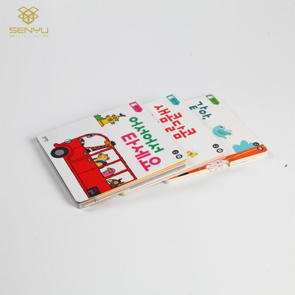 Cardboard Custom Printed Booklets Children Story Educational Glossy Lamination