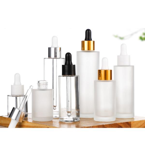 30Ml Face Cream Bottle 1oz Empty Black Frosted Glass Dropper Bottle