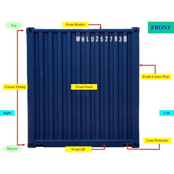 ISO Container angle post support top and bottom corner casting