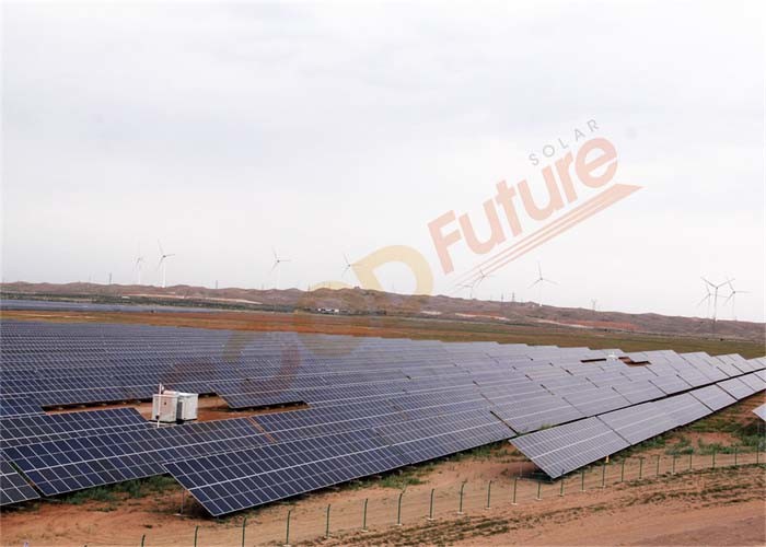 Passive PV Backtracking Solar Tracker Snow Wind Protection