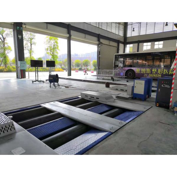 CTDCG-14 Three Axle Six Roller Vehicle Chassis Dynamometer Automotive Dyno Horse Power Machine