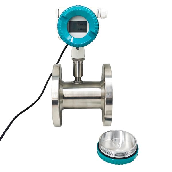 Intelligent Gas Water Liquid Turbine Flowmeter with Threaded Flange