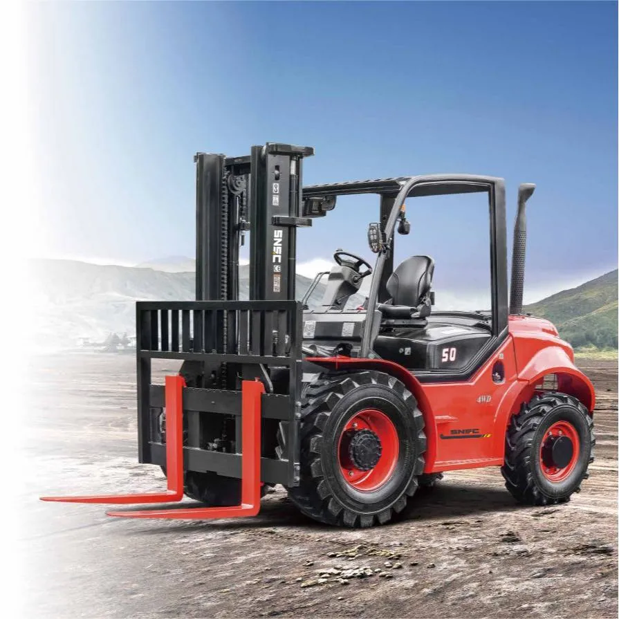 Hangcha 5ton off-Road Rough Terrain Forklift 2WD 4WD