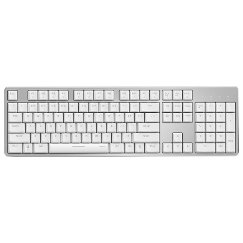 Bluetooth Mechanical Gaming Keyboard , White Gaming Keyboard With Portable