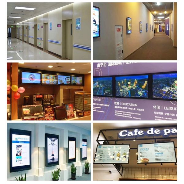 Wall Mounted Touch Screen Advertising Displays 49 Inch Android 1920*1080P TFT Type