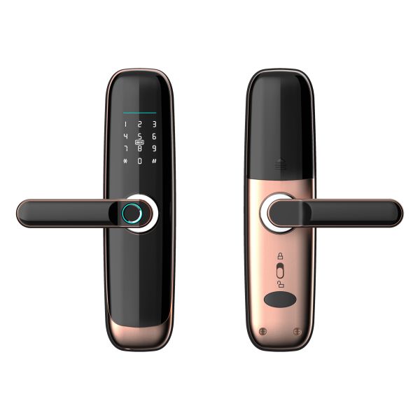 Fingerprint Biometric Door Lock Smart Aluminum Alloy Material