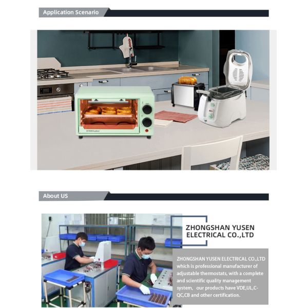 Household Electric Heater Thermal Switch 125v16a with Adjustable KST Iron Thermostat