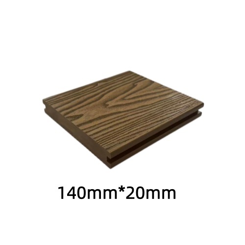 140*23mm Co Extruded WPC Deck Panel Moisture Proof Slip Resistant