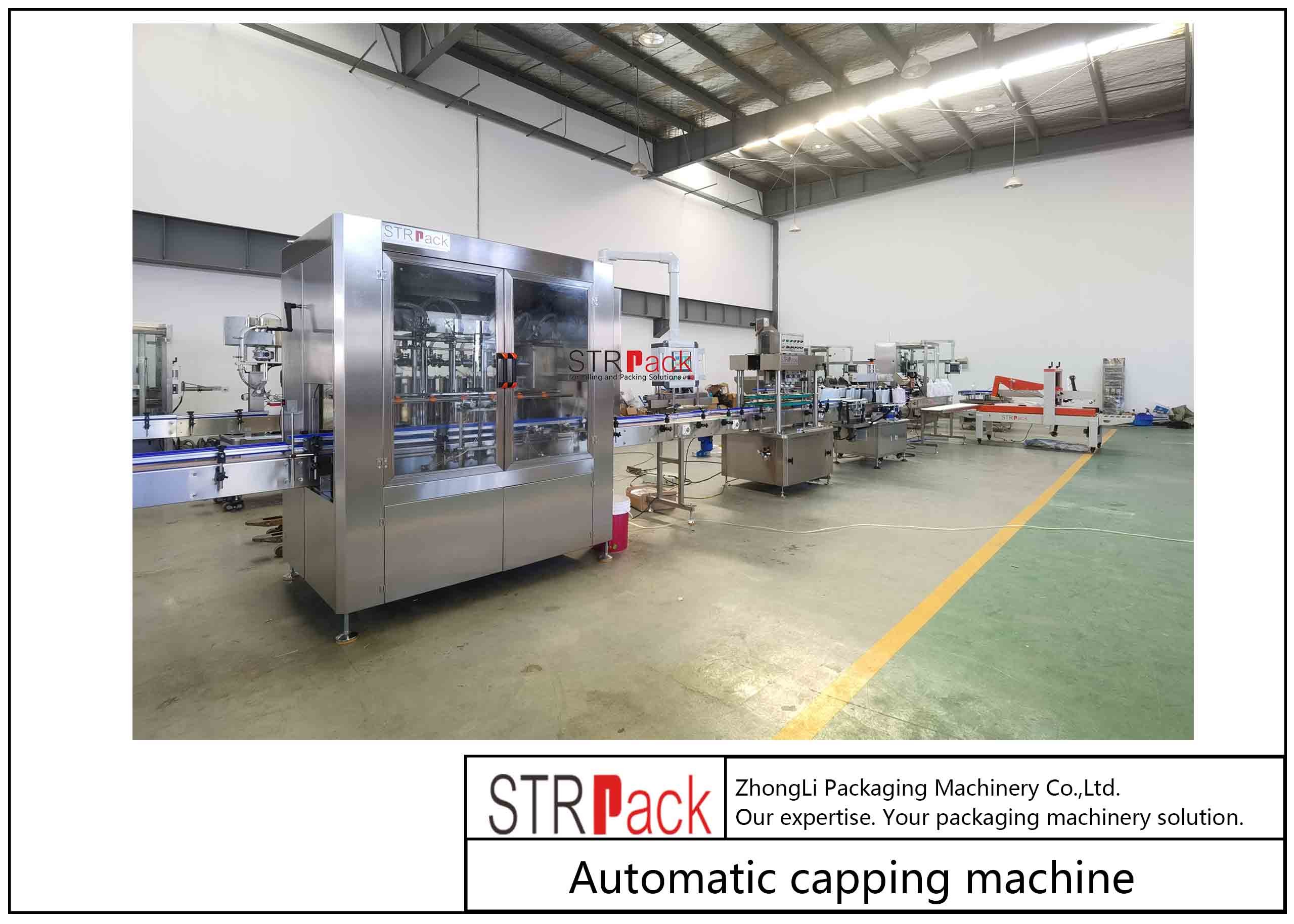 High Speed Bottle Capping Machine 50 - 60 Bottles/min