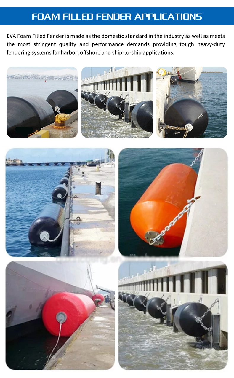 Foam Filled Fenders for The Harbor, Offshore and Ship-to-Ship Application