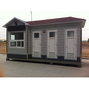 Cheap prefab shipping container homes/prefab toilet