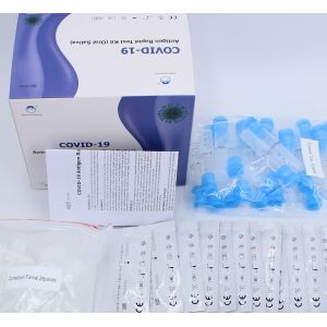 Disposable Saliva Test Kit , SGS Covid-19 Antigen Test Kit