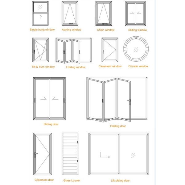 T5 / T6 Aluminium Window Extrusion Profiles , Powder Painting Aluminum Extrusion Shapes