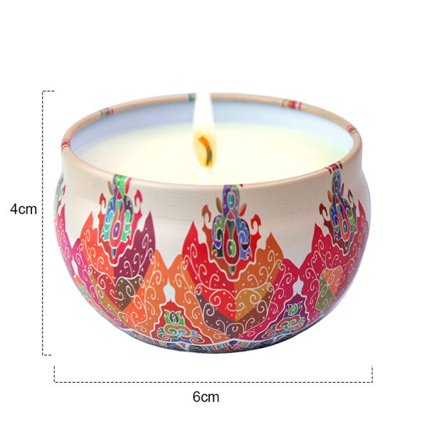 Amber Environmentally Friendly Scented Candles Metalized vanilla Scent