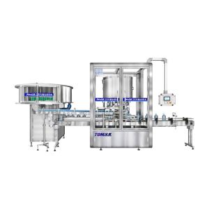 Buy cheap 6000BPH PLC Controlled Rotary Capping Machines 8 10 12 Heads product