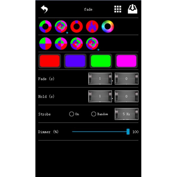 SmartController APP Connected Real Time DMX Control System