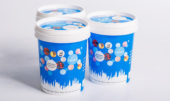 Buy cheap Round 500ml Plastic Yogurt Containers With Lid Can Be Leakproof product