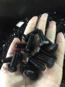 Buy cheap Black Stainless Steel Flange Bolts Metric Carbon / Alloy Steel For Construction Materials product