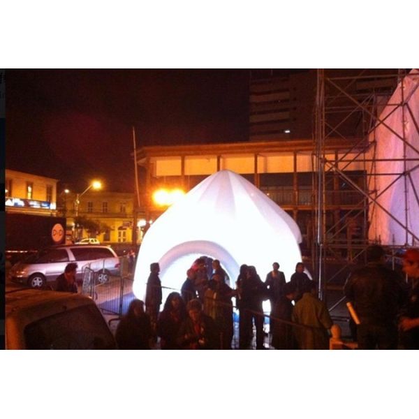 8m Lighting Inflatable Dome Tent for Promotion Show with Light