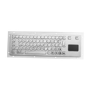 Stainless Steel Industrial Keyboard With Touchpad / Rugged Keyboard