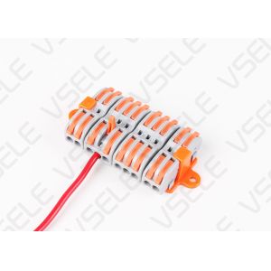 Buy cheap Fast Wiring 9mm Plastic Terminal Block Without Screws product