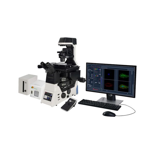 OPTO EDU A64.1010 Full Auto APO Laser Confocal Microscope with Motorized Z Axis and High Speed Hardware Control