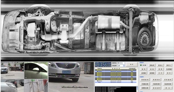 Customized Language Under Vehicle Inspection System Large Format Transverse
