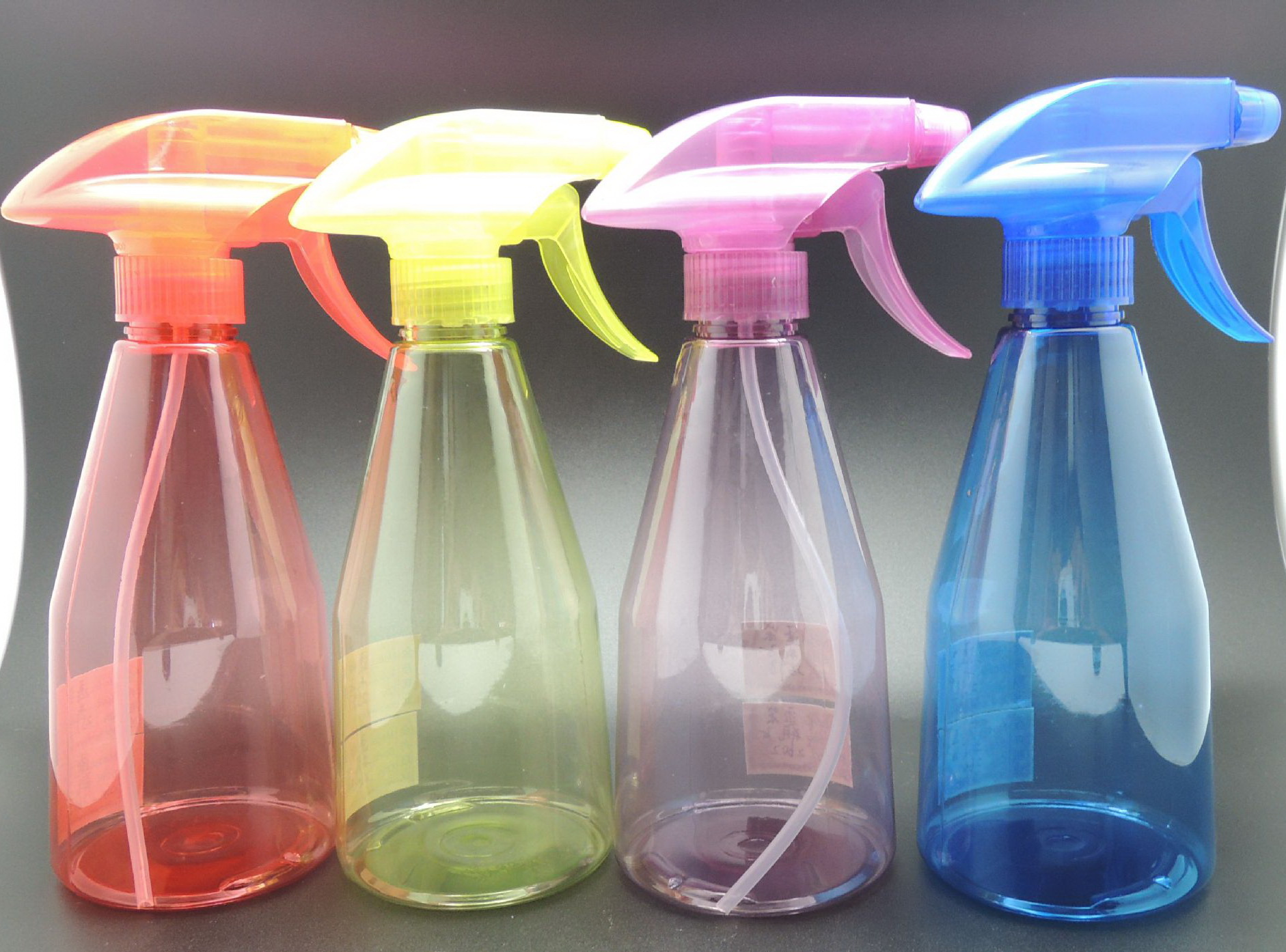 12 Oz / 360ml Empty Plastic Spray Bottle , Colorful Empty Mist Spray Bottles