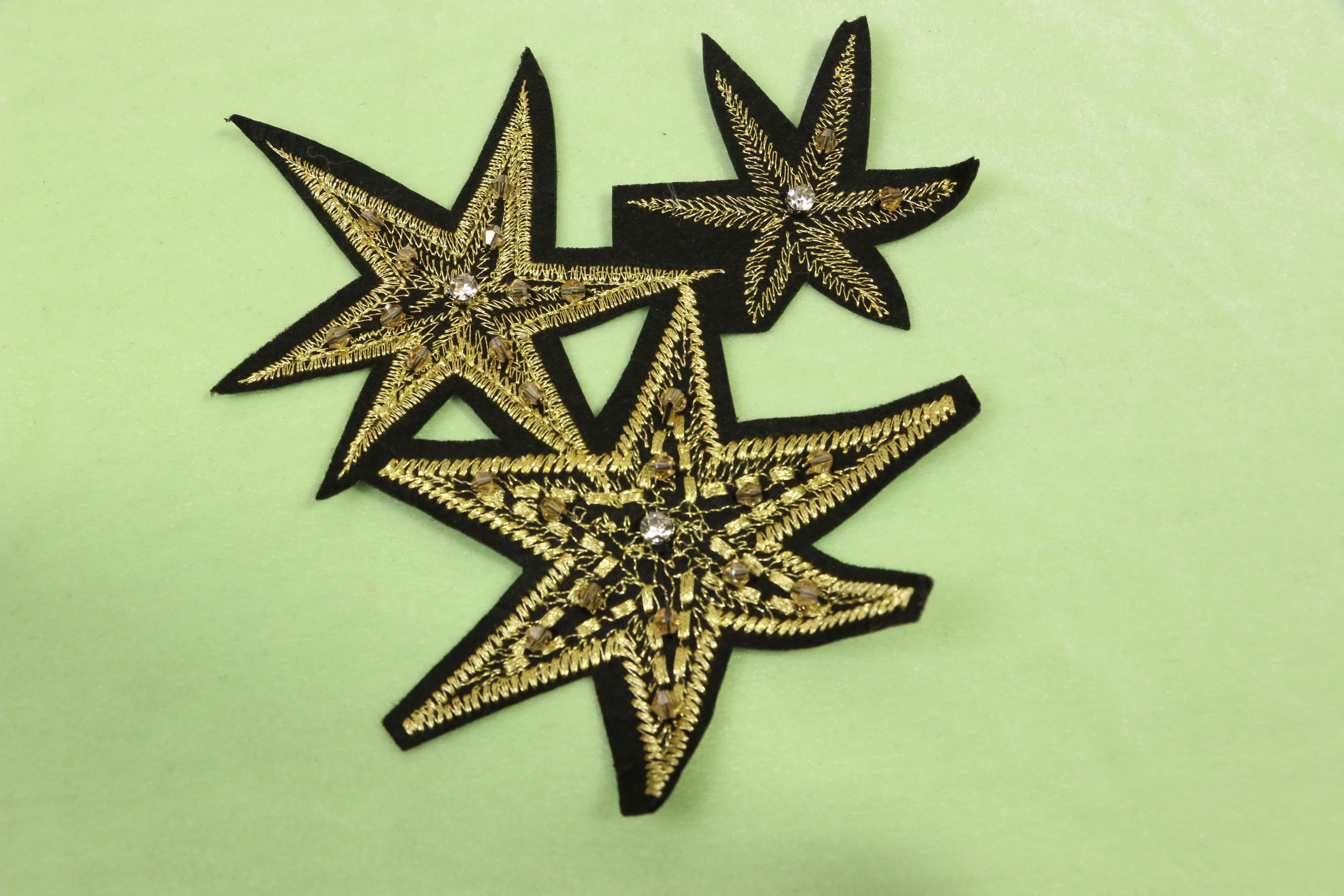 Buy cheap Hexagonal 3D Embroidery Patches , Multiusage Custom Made Embroidered Patches product