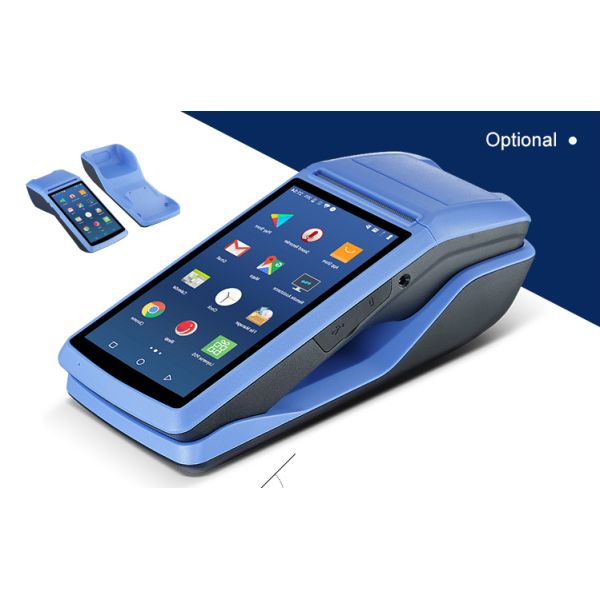 Barway Android System Scanner Touch Screen Handheld Pos Terminal Machine with Printer